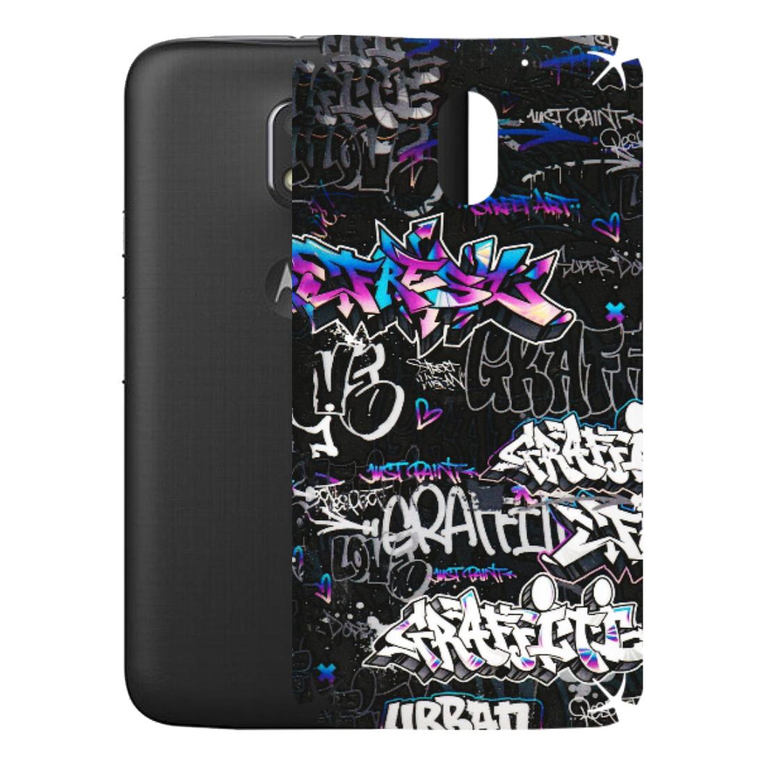 Motorola Phone Skins (All Models) - Graffiti Killer - 3D Embossed Finish (L-274) Motorola Moto E3 Power