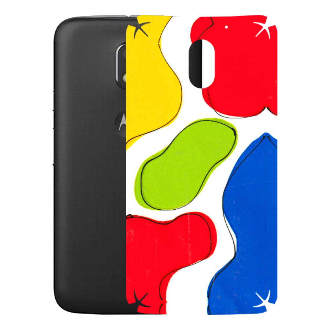Motorola Phone Skins (All Models) - RGB Colour Paint - 3D Embossed Finish (L-284) Motorola Moto E3 Power