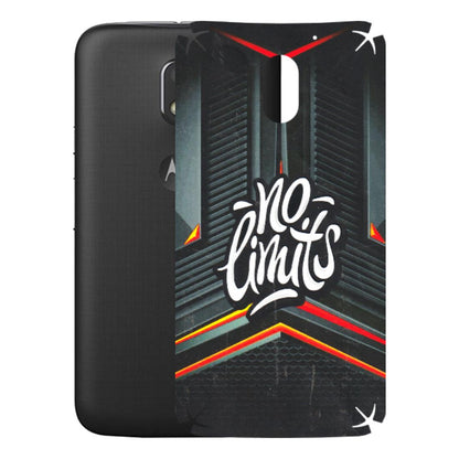 Motorola Phone Skins (All Models) - No Limits - 3D Embossed Finish (L-286) Motorola Moto E3 Power