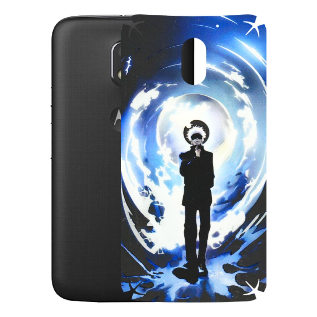 Motorola Phone Skins (All Models) - Jujustu Kaisen Anime Manga - 3D Embossed Finish (L-317) Motorola Moto E3 Power