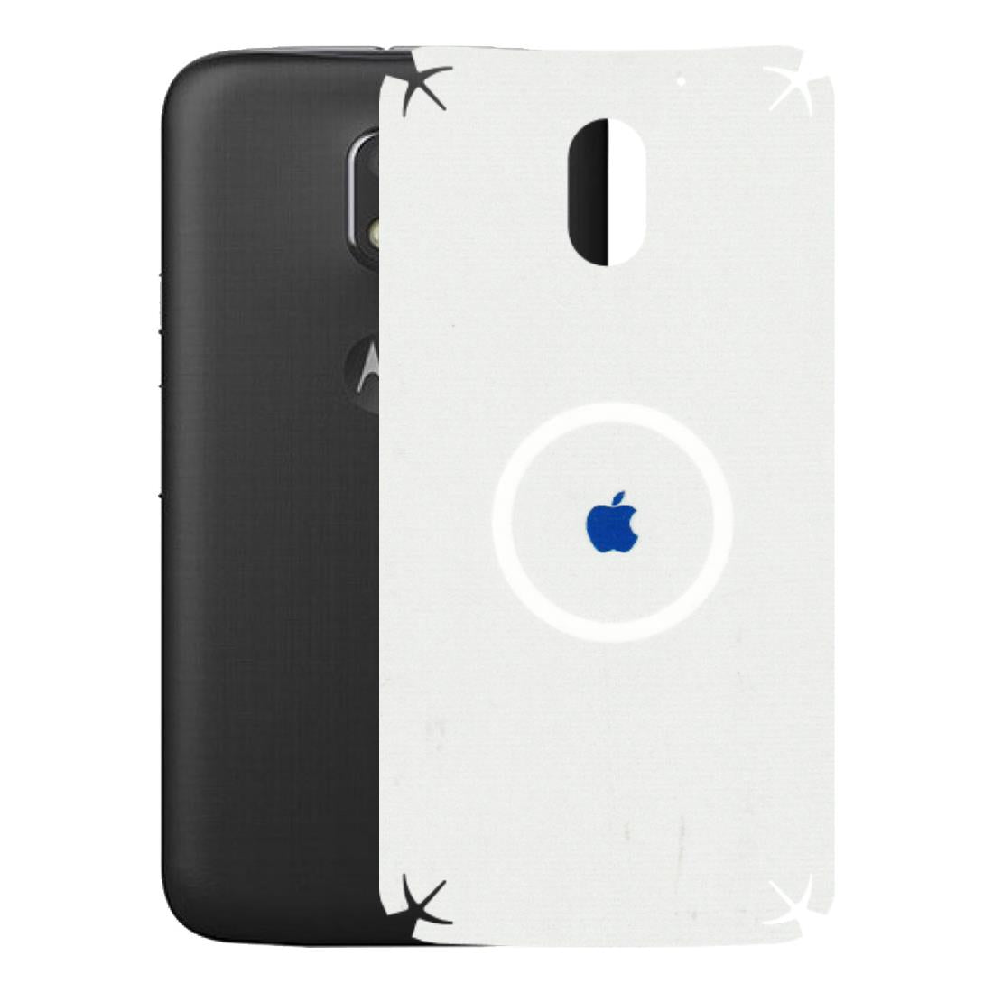 Motorola Phone Skins (All Models) - iPhone Magsafe Logo - 3D Embossed Finish (L-320) Motorola Moto E3 Power
