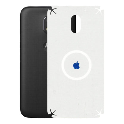 Motorola Phone Skins (All Models) - iPhone Magsafe Logo - 3D Embossed Finish (L-320) Motorola Moto E3 Power