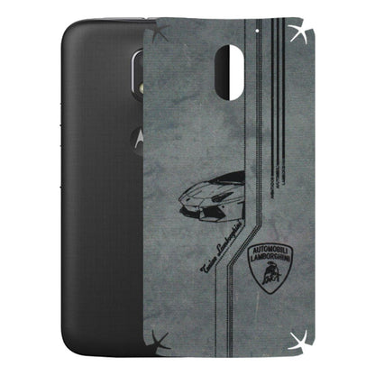 Motorola Phone Skins (All Models) - New Lamborgini Aventador - 3D Embossed Finish (L-321) Motorola Moto E3 Power