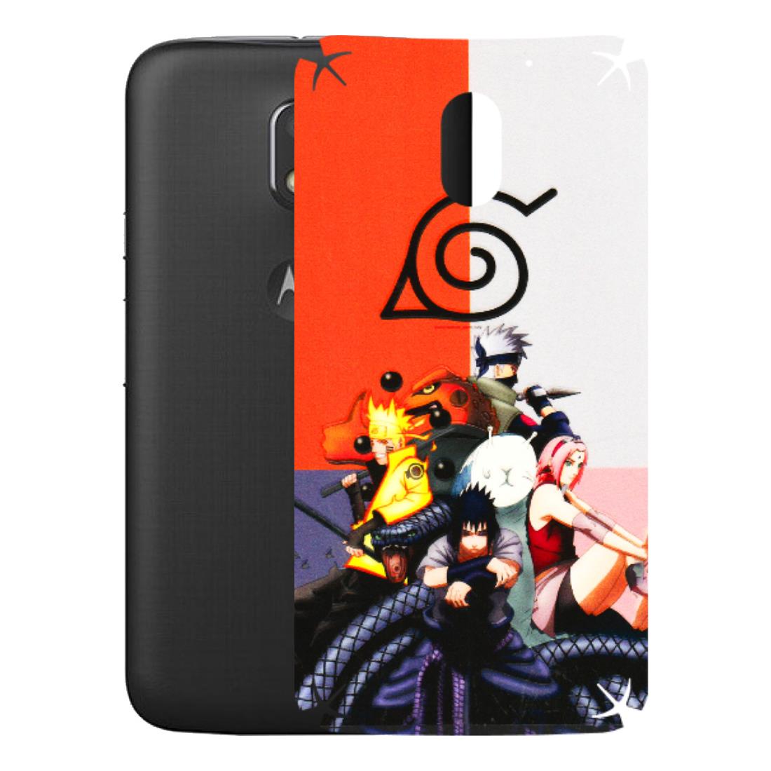 Motorola Phone Skins (All Models) - Naruto Final Fight - 3D Embossed Finish (L-33) Motorola Moto E3 Power