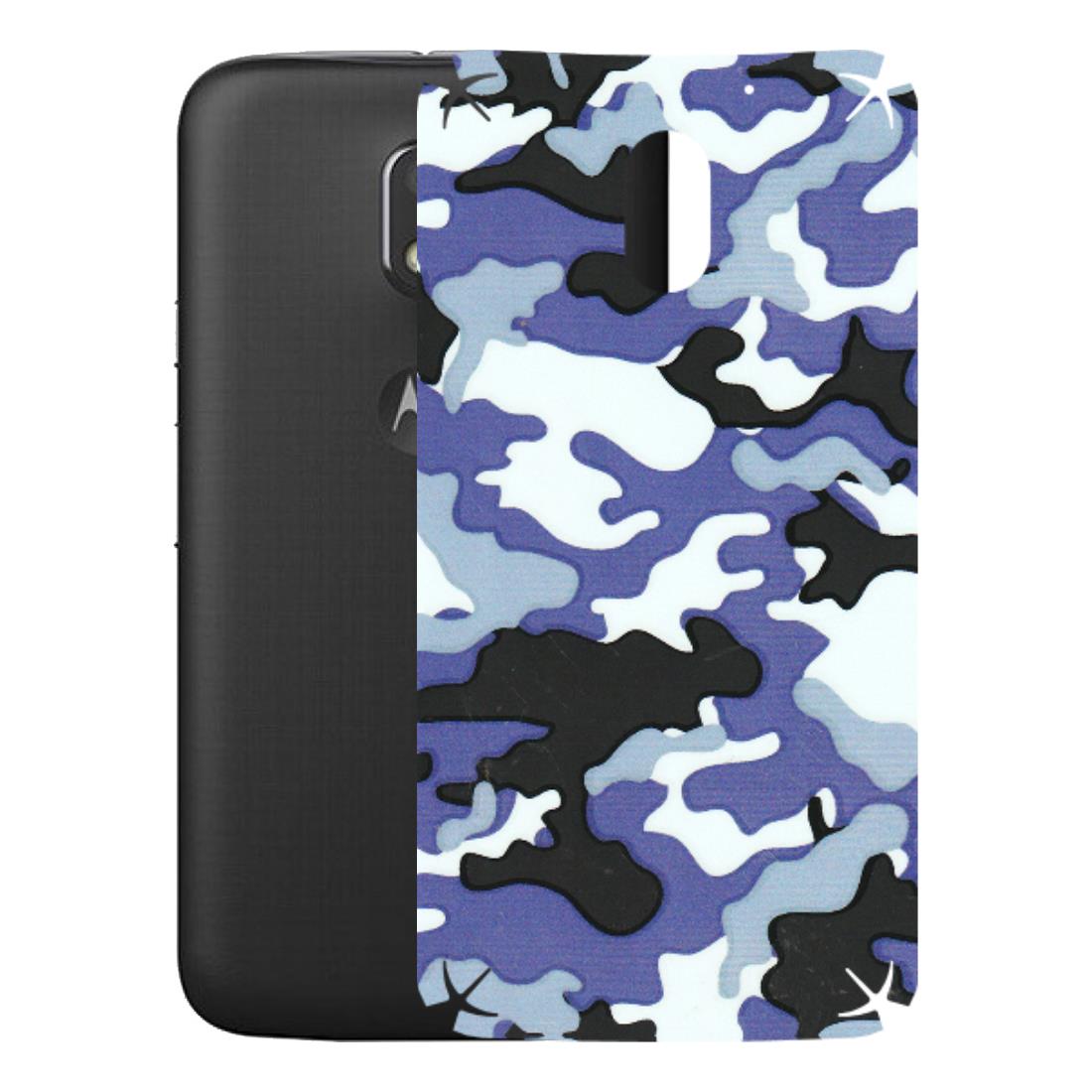 Motorola Phone Skins (All Models) - Powerfull Military Camoflauge - 3D Embossed Finish (L-49) Motorola Moto E3 Power