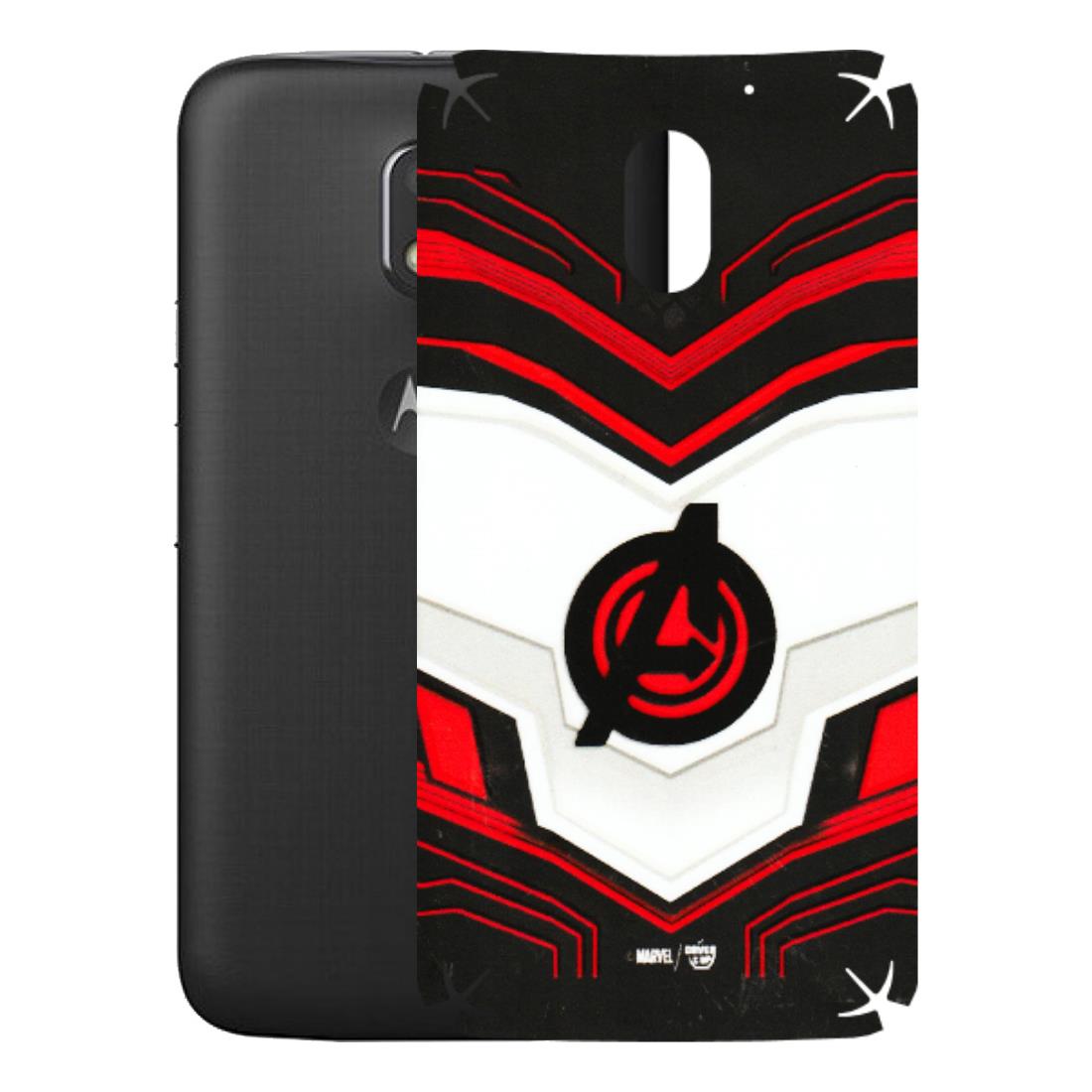 Motorola Phone Skins (All Models) - Avengers Logo - 3D Embossed Finish (L-55) Motorola Moto E3 Power
