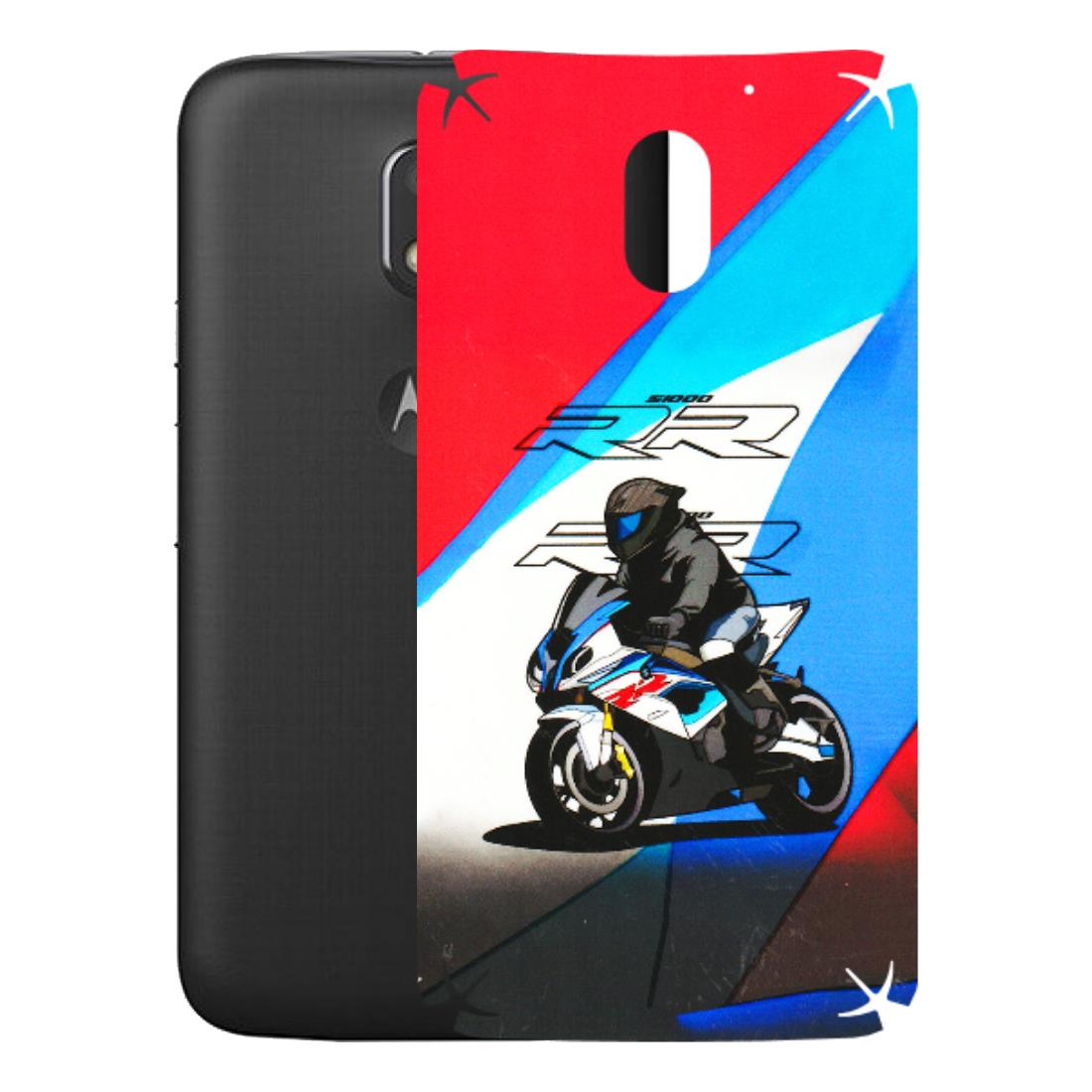 Motorola Phone Skins (All Models) - Bikers Love - 3D Embossed Finish (L-58) Motorola Moto E3 Power