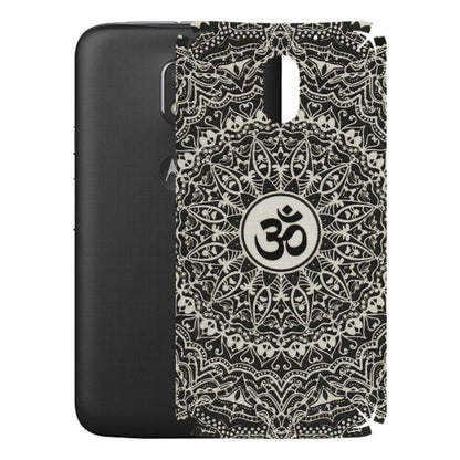 Motorola Phone Skins (All Models) - Aum Elegant Mandala - 3D Embossed Finish (L-62) Motorola Moto E3 Power
