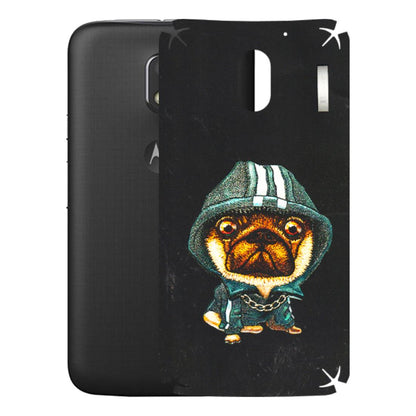 Motorola Phone Skins (All Models) - Puppy N Hoodie - 3D Embossed Finish (L-90) Motorola Moto E3 Power