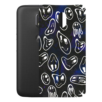 Motorola Phone Skins (All Models) - Distorted Smileys - 3D Embossed Finish (L-92) Motorola Moto E3 Power