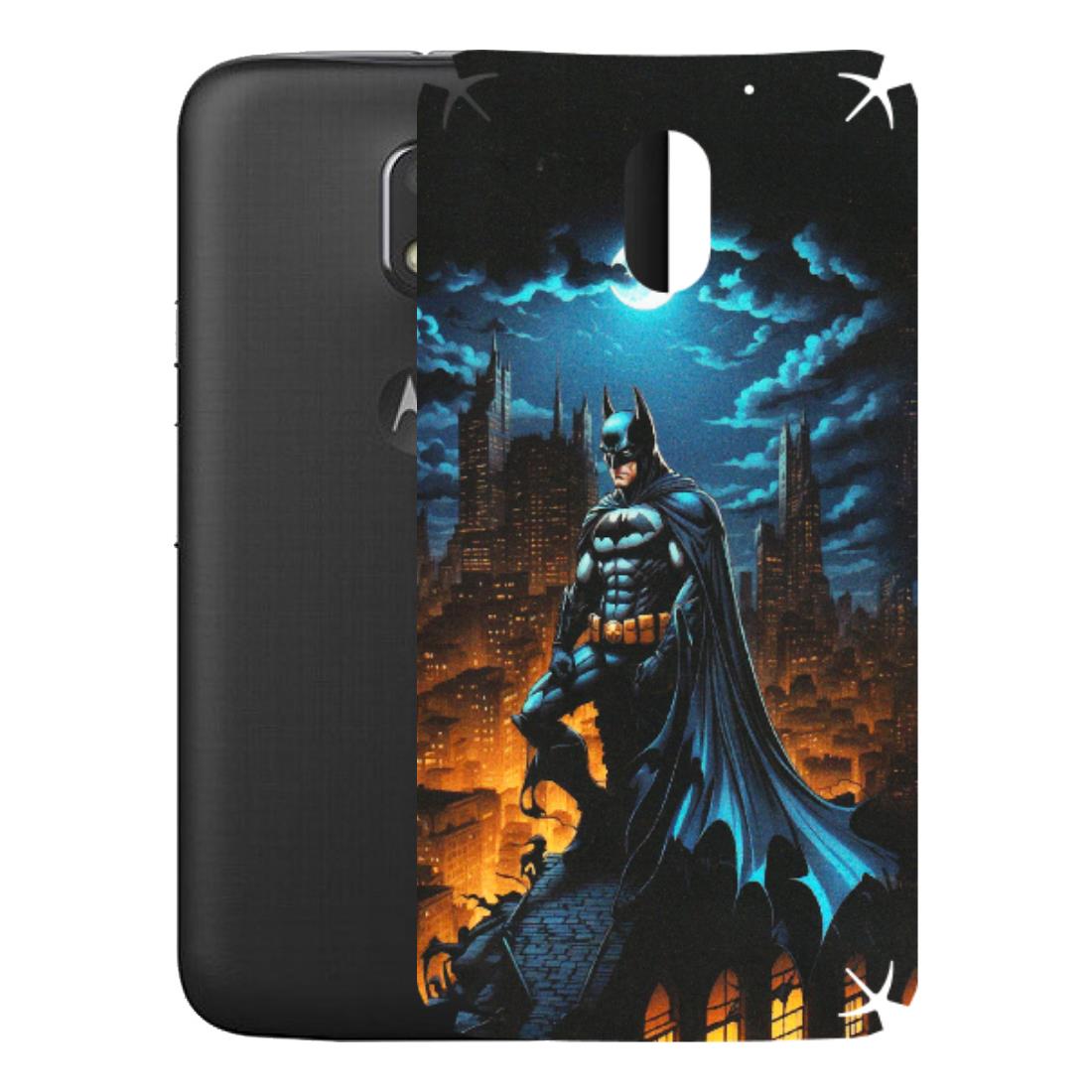 Motorola Phone Skins (All Models) - Batman Arkham City - Matte Finish (M-01) Motorola Moto E3 Power
