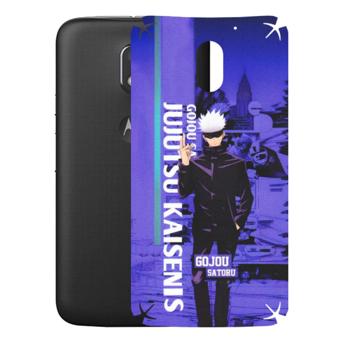 Motorola Phone Skins (All Models) - Jujutsu Kaisen Gojo - Matte Finish (M-05) Motorola Moto E3 Power