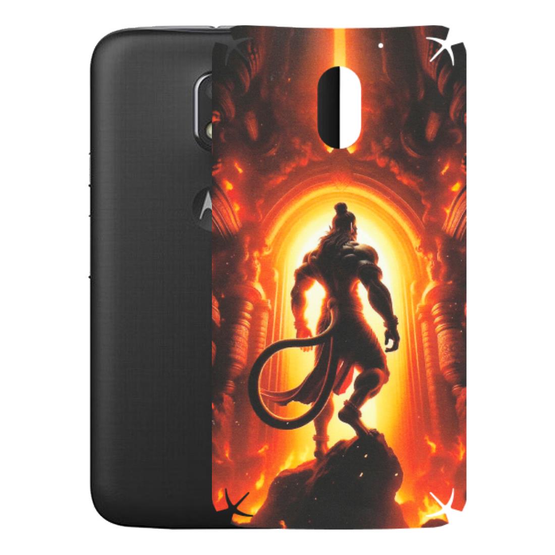 Motorola Phone Skins (All Models) - HanumanJi - Matte Finish (M-06) Motorola Moto E3 Power