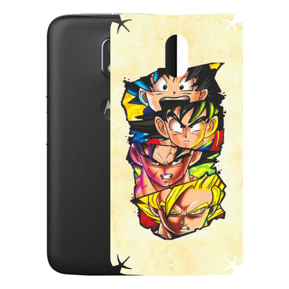 Motorola Phone Skins (All Models) - Angry Multi Anime - Matte Finish (M-113) Motorola Moto E3 Power