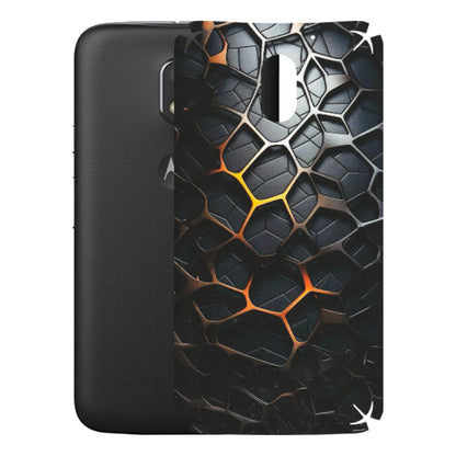 Motorola Phone Skins (All Models) - New Abstract Graphite Tiles - Matte Finish (M-130) Motorola Moto E3 Power
