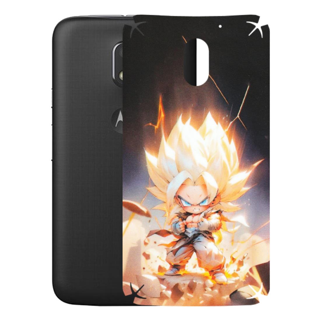 Motorola Phone Skins (All Models) - Goku Dragon Cute Anime - Matte Finish (M-131) Motorola Moto E3 Power
