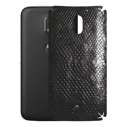 Motorola Phone Skins (All Models) - Black Snack Leather - Matte Finish (M-147) Motorola Moto E3 Power