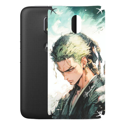 Motorola Phone Skins (All Models) - Pirate Hunter One Piece Anime - Matte Finish (M-157) Motorola Moto E3 Power