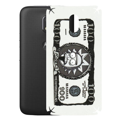 Motorola Phone Skins (All Models) - Rick And Morty Hundred Dollar Anime - Matte Finish (M-161) Motorola Moto E3 Power