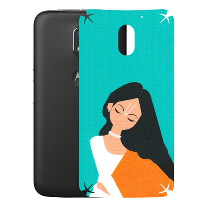 Motorola Phone Skins (All Models) - Radhe Radhe With Hindu Symbol - Matte Finish (M-164) Motorola Moto E3 Power