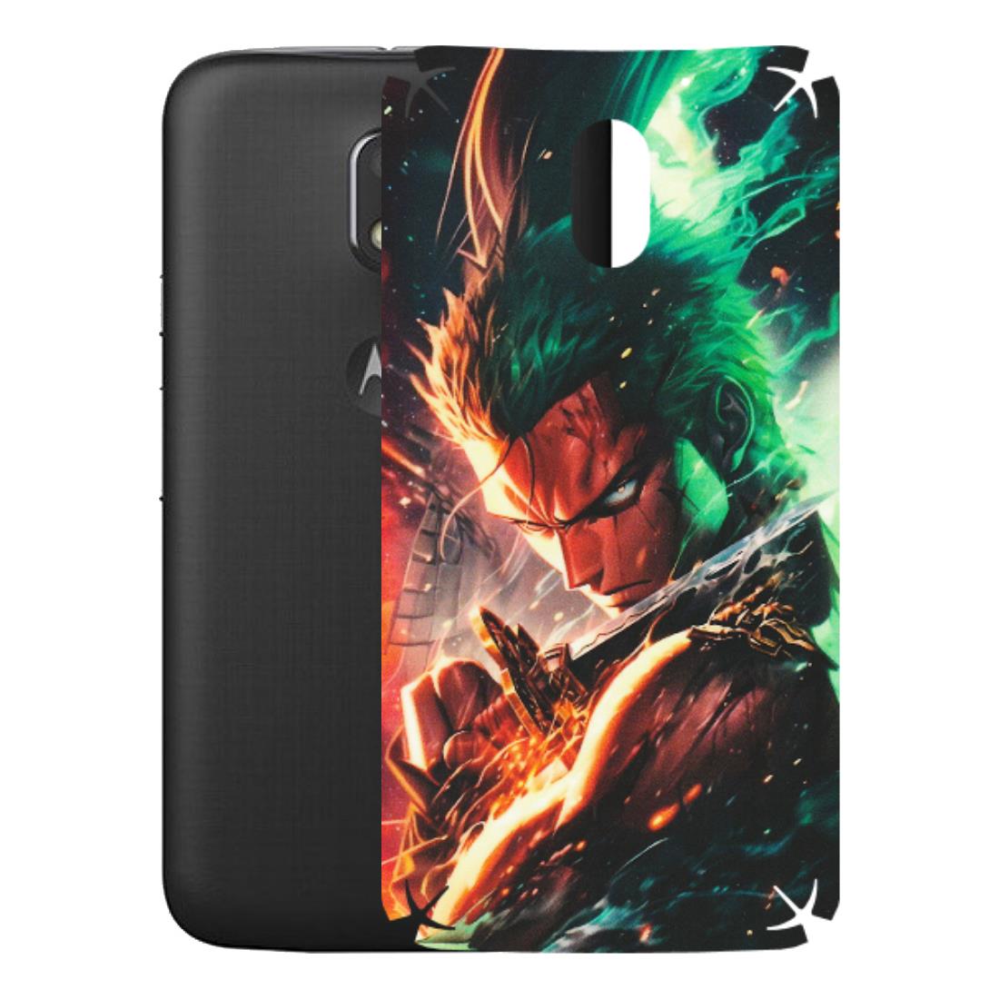 Motorola Phone Skins (All Models) - Anime Gojo Sword - Matte Finish (M-32) Motorola Moto E3 Power