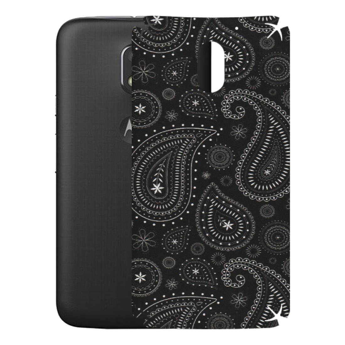 Motorola Phone Skins (All Models) - Black Sober Kerry - Matte Finish (M-37) Motorola Moto E3 Power
