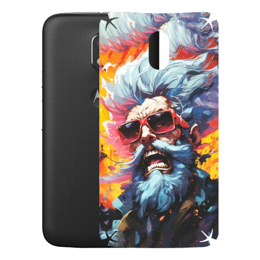 Motorola Phone Skins (All Models) - Daddy Cool Character - Matte Finish (M-43) Motorola Moto E3 Power