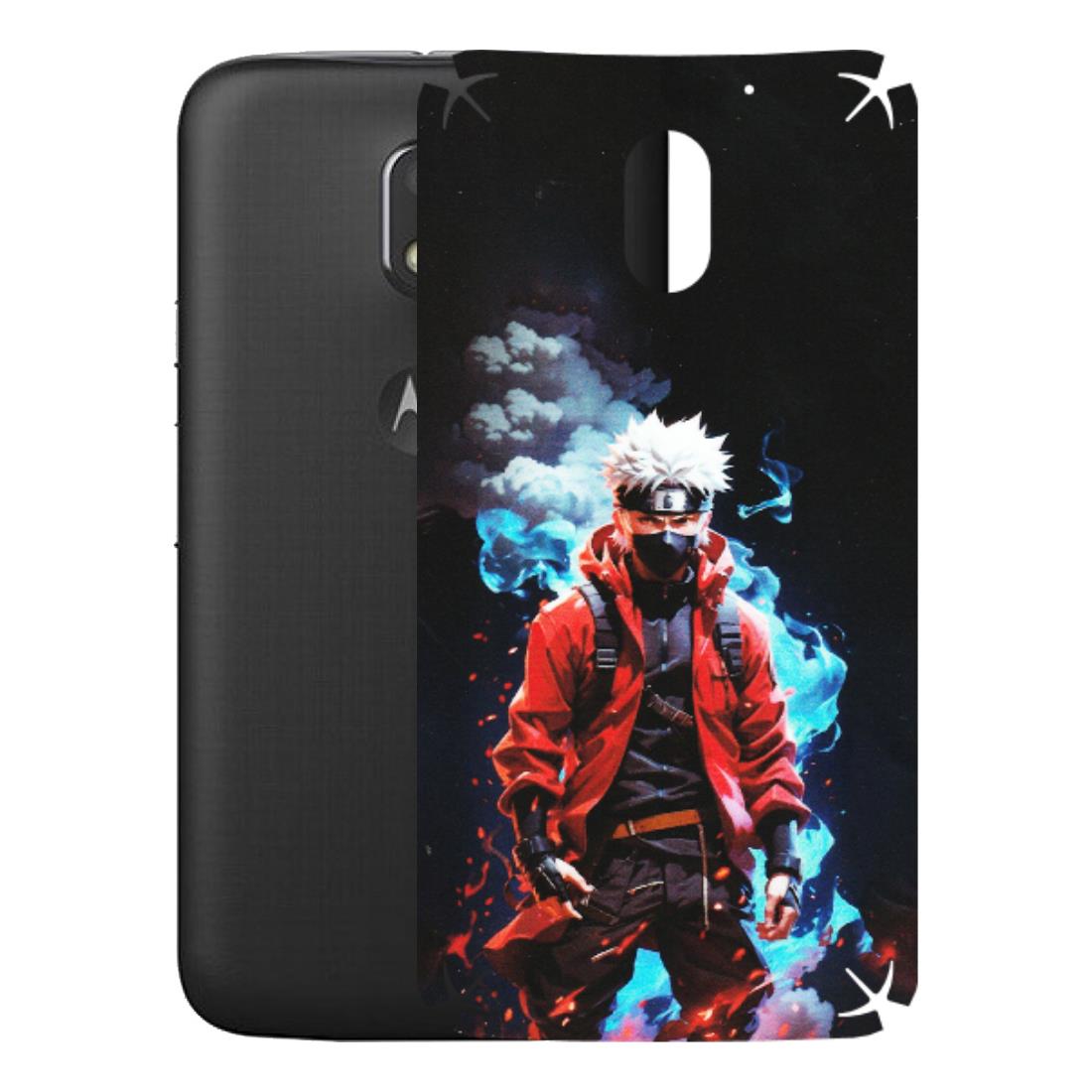 Motorola Phone Skins (All Models) - Kakashi Hatake Naruto - Matte Finish (M-60) Motorola Moto E3 Power