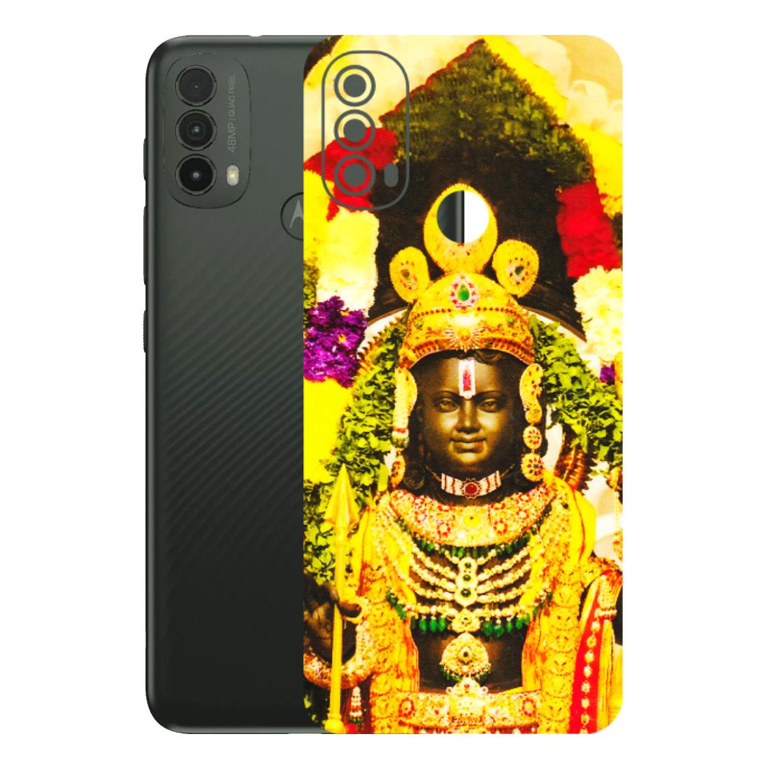 Motorola Phone Skins (All Models) - Ram Lalla Ayodhya - 3D Embossed Finish (L-103) Motorola Moto E40