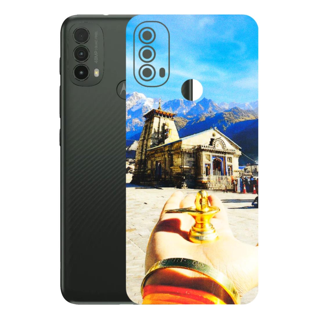 Motorola Phone Skins (All Models) - Beauty of Kedarnath - 3D Embossed Finish (L-108) Motorola Moto E40