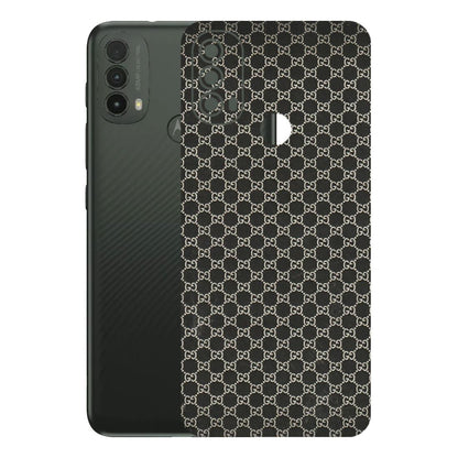 Motorola Phone Skins (All Models) - Black G Print - 3D Embossed Finish (L-109) Motorola Moto E40