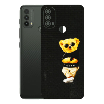 Motorola Phone Skins (All Models) - Classy Teddy Bear - 3D Embossed Finish (L-116) Motorola Moto E40
