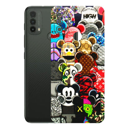 Motorola Phone Skins (All Models) - More Mickey Mouses - 3D Embossed Finish (L-118) Motorola Moto E40