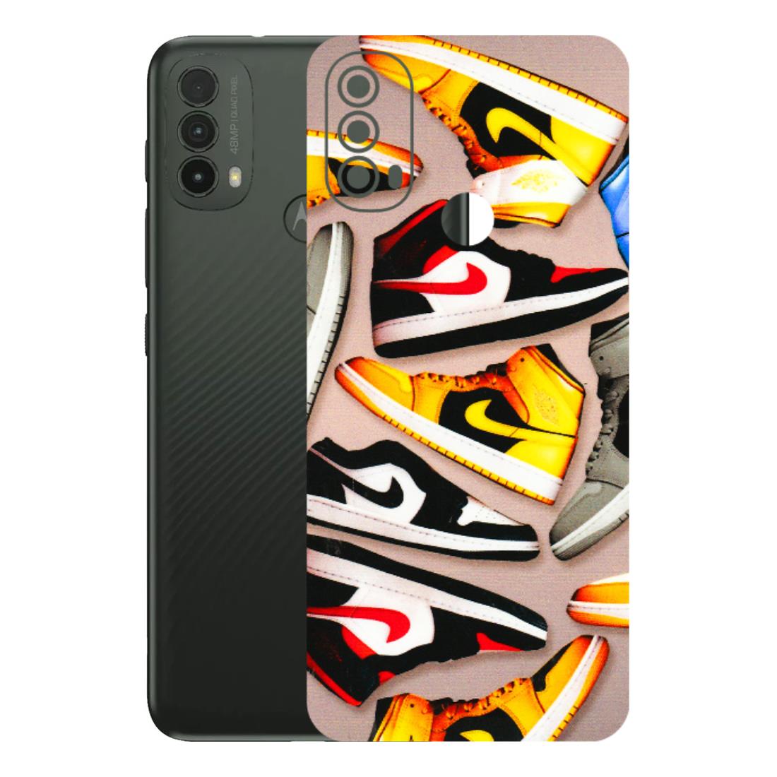 Motorola Phone Skins (All Models) - Sneaker Lover - 3D Embossed Finish (L-135) Motorola Moto E40