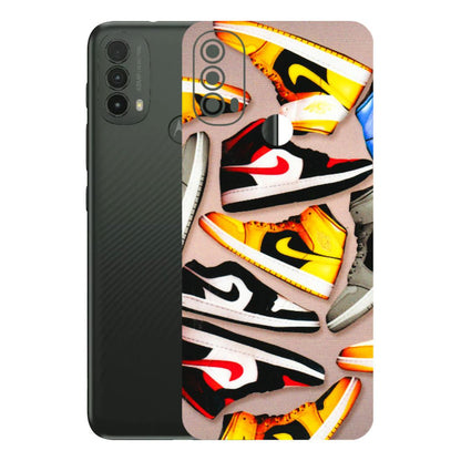 Motorola Phone Skins (All Models) - Sneaker Lover - 3D Embossed Finish (L-135) Motorola Moto E40