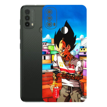 Motorola Phone Skins (All Models) - Vegeta - 3D Embossed Finish (L-136) Motorola Moto E40