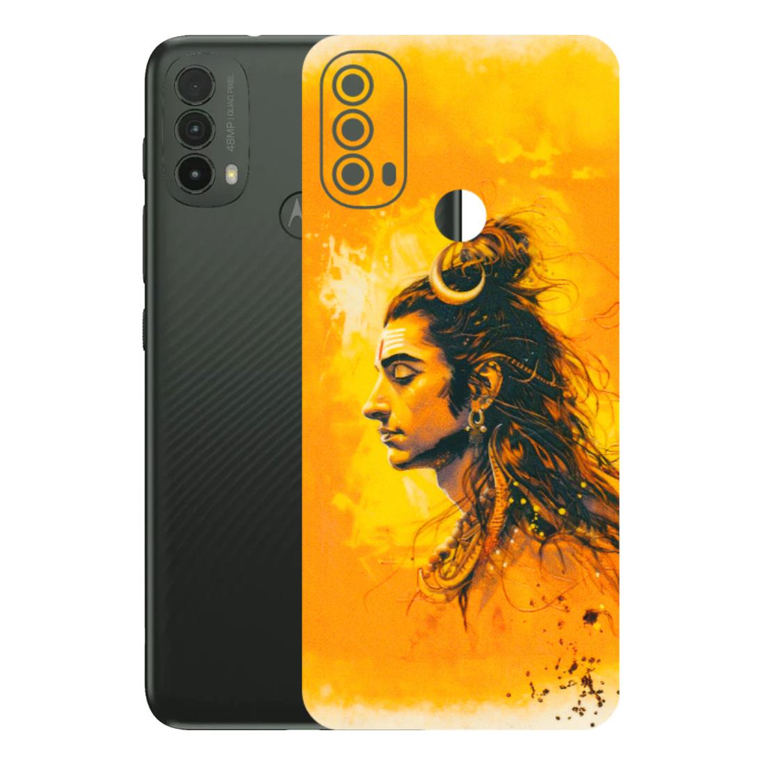 Motorola Phone Skins (All Models) - Shiv Shakti - 3D Embossed Finish (L-14) Motorola Moto E40