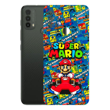 Motorola Phone Skins (All Models) - Super Mario Kart - 3D Embossed Finish (L-140) Motorola Moto E40