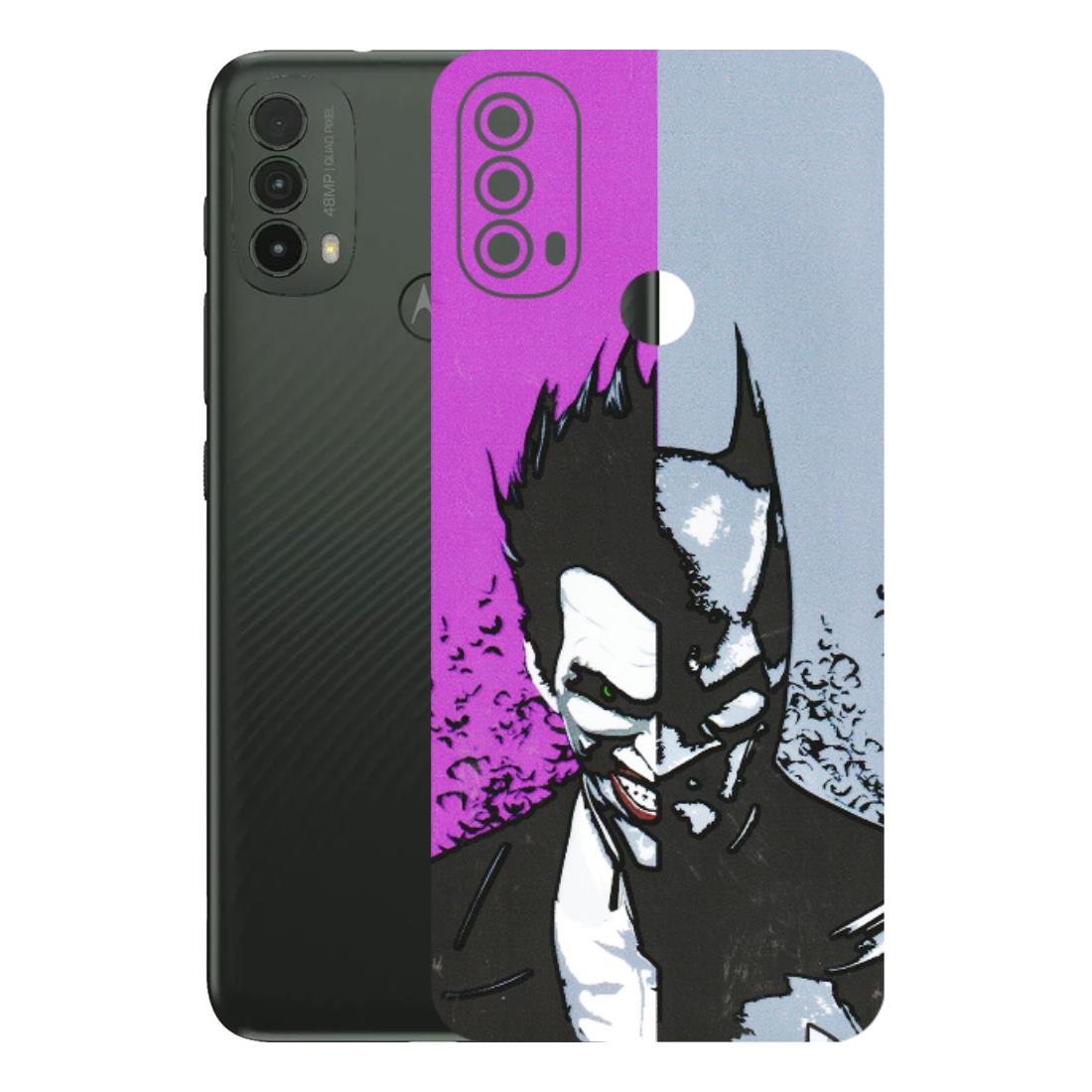 Motorola Phone Skins (All Models) - Batman & Joker - 3D Embossed Finish (L-143) Motorola Moto E40