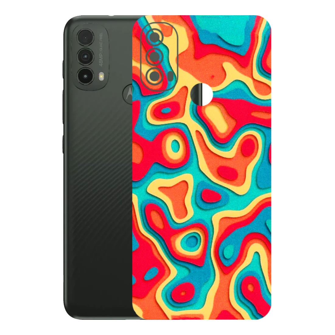 Motorola Phone Skins (All Models) - Abstract Swirl - 3D Embossed Finish (L-150) Motorola Moto E40