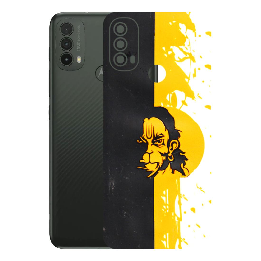 Motorola Phone Skins (All Models) - Bajrangbali - 3D Embossed Finish (L-151) Motorola Moto E40