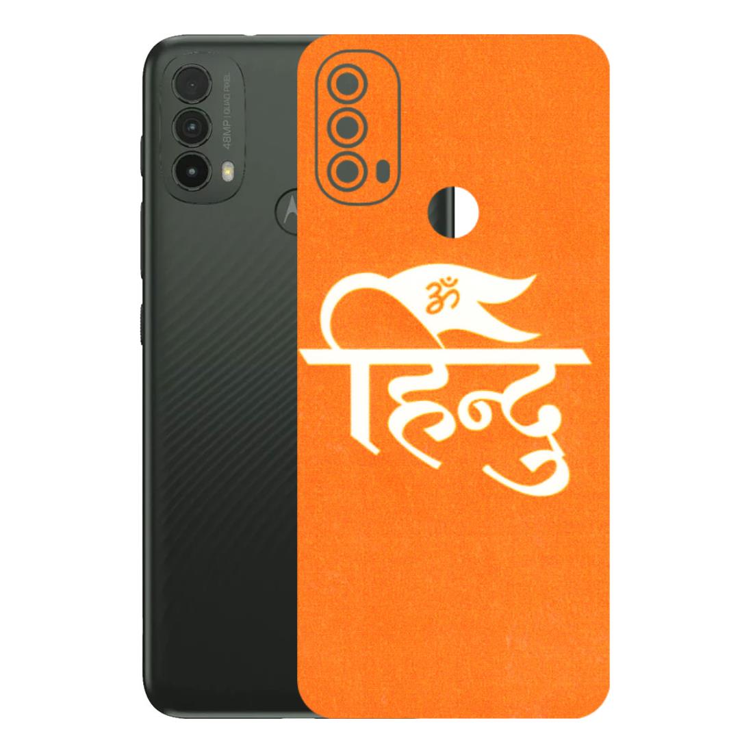 Motorola Phone Skins (All Models) - Hindu Kesari - 3D Embossed Finish (L-154) Motorola Moto E40