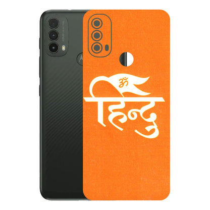 Motorola Phone Skins (All Models) - Hindu Kesari - 3D Embossed Finish (L-154) Motorola Moto E40