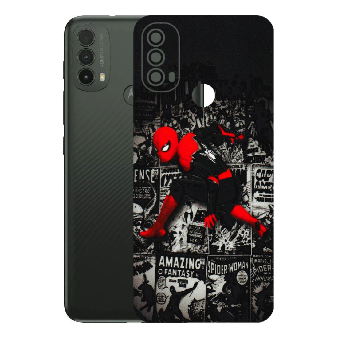 Motorola Phone Skins (All Models) - SpiderMan New - 3D Embossed Finish (L-162) Motorola Moto E40