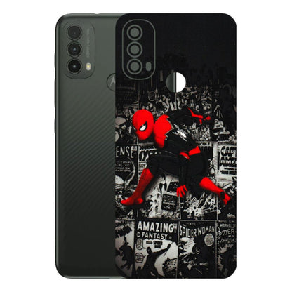 Motorola Phone Skins (All Models) - SpiderMan New - 3D Embossed Finish (L-162) Motorola Moto E40