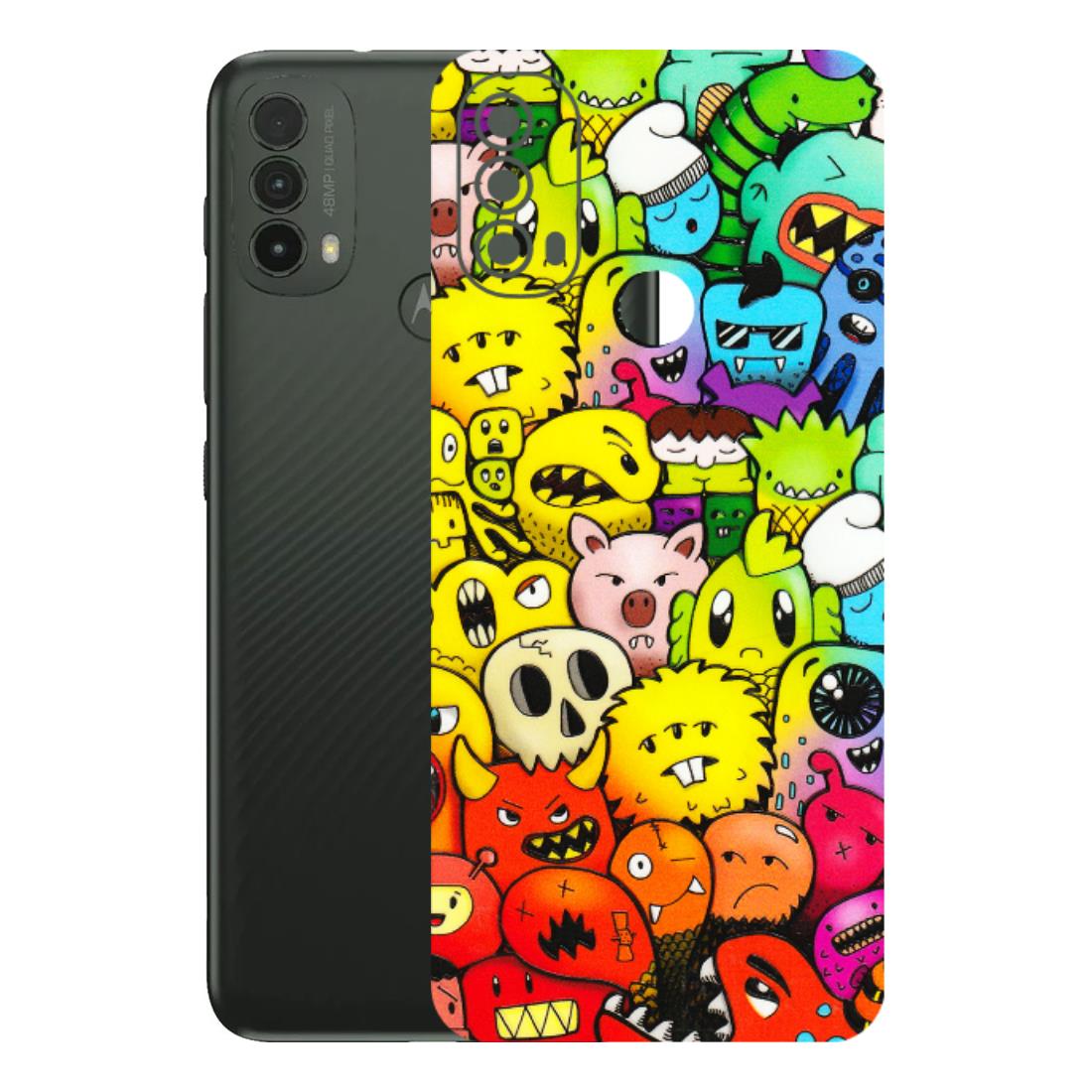 Motorola Phone Skins (All Models) - Angry Funkies - 3D Embossed Finish (L-169) Motorola Moto E40