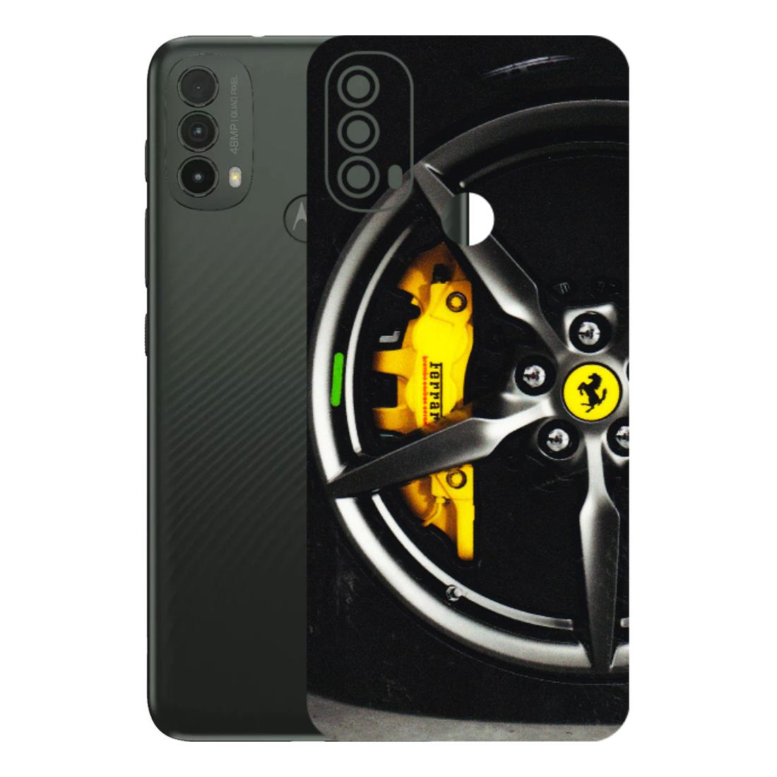 Motorola Phone Skins (All Models) - Ferrari Wheel Alloy - 3D Embossed Finish (L-173) Motorola Moto E40