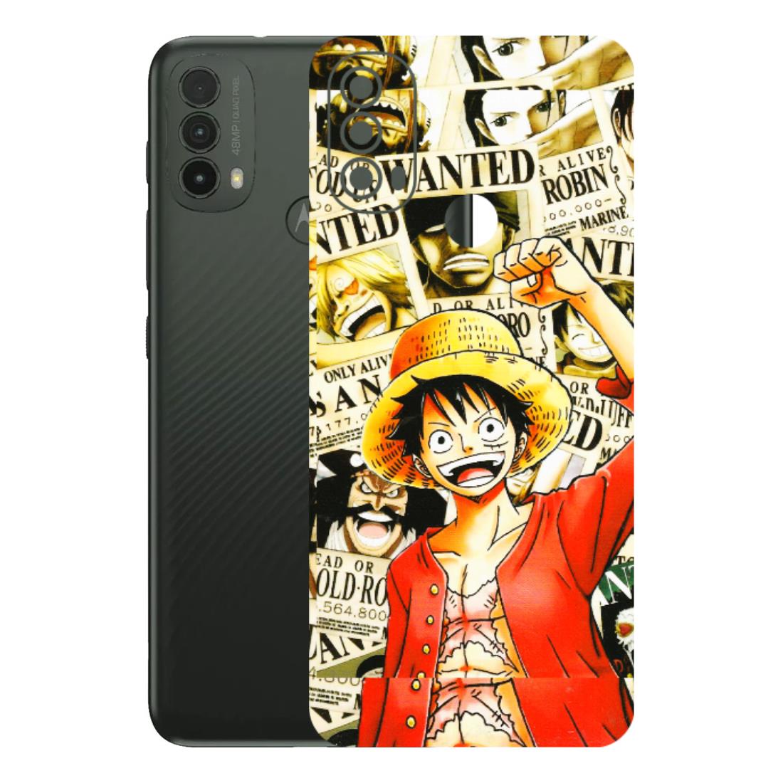 Motorola Phone Skins (All Models) - Luffy Anime - 3D Embossed Finish (L-177) Motorola Moto E40