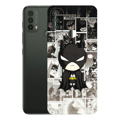 Motorola Phone Skins (All Models) - Toon Batman - 3D Embossed Finish (L-182) Motorola Moto E40