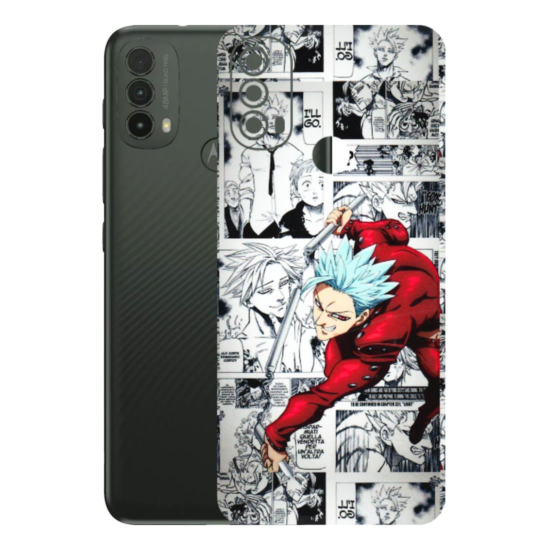 Motorola Phone Skins (All Models) - Anime Comic - 3D Embossed Finish (L-192) Motorola Moto E40